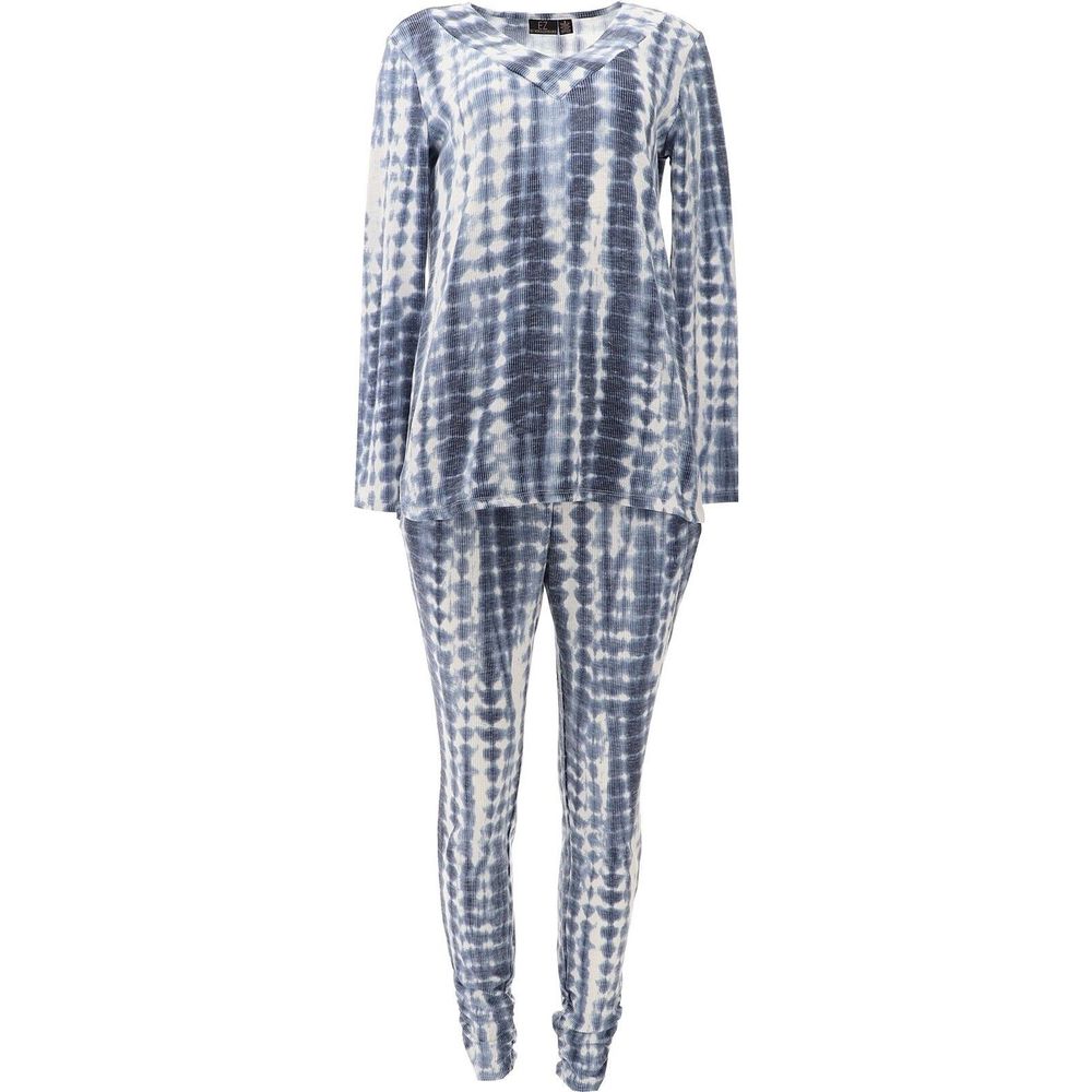 EZ Nina Leonard Top Pant Lounge Set NAVY MULTI 7734570